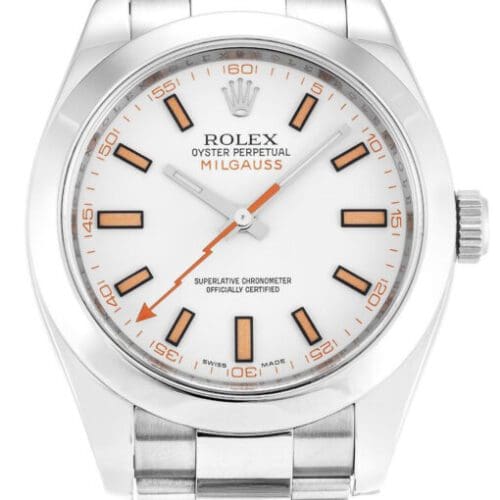 Rolex Milgauss 40mm White Dial